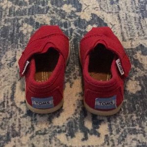 TOMS Toddler 2 Red Classics